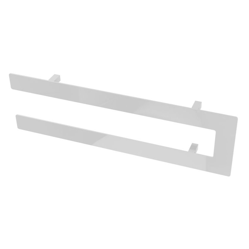 Addington Double Flat Style Towel Hanger 514mm Gloss White