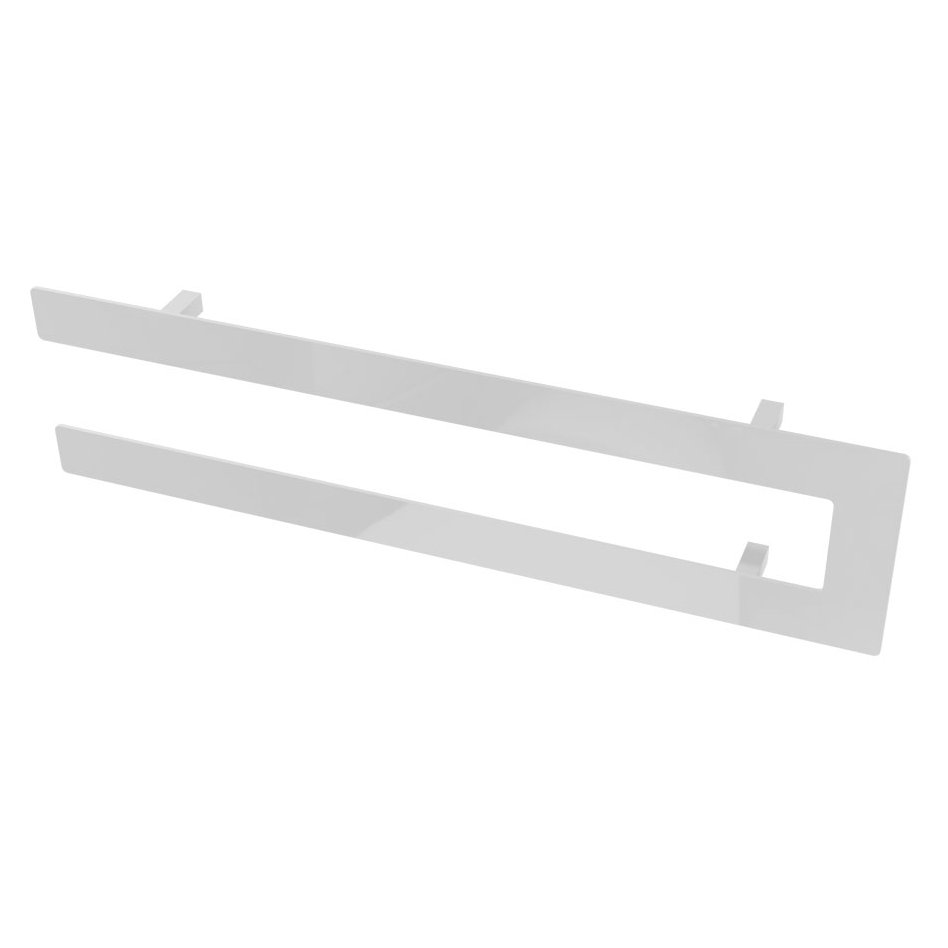 Addington Double Flat Style Towel Hanger 588mm Gloss White