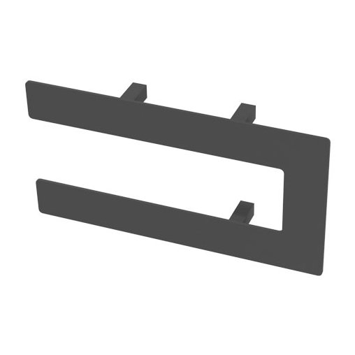 Addington Double Flat Style Towel Hanger 292mm Matt Anthracite
