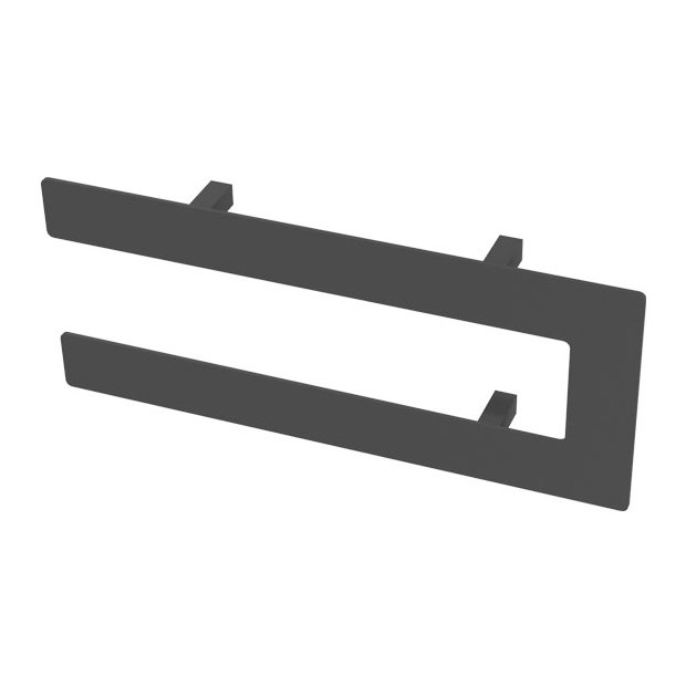 Addington Double Flat Style Towel Hanger 366mm Matt Anthracite