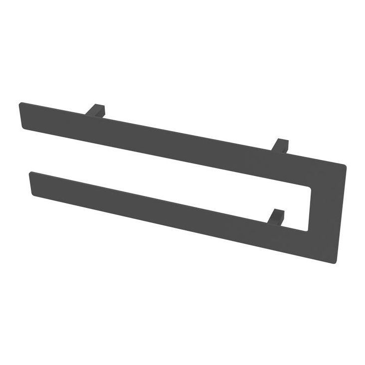Addington Double Flat Style Towel Hanger 440mm Matt Anthracite