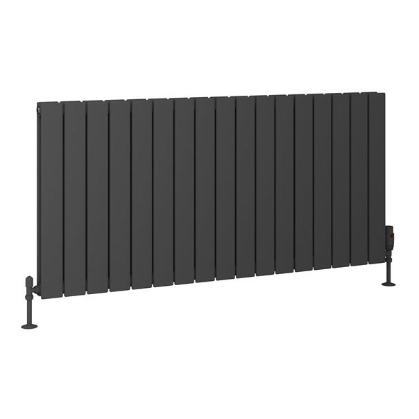 Addington 600 x 1254 Radiator Type20 Matt Anthracite