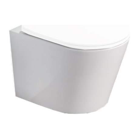 Capri Matt White Wall Hung Toilet Pan