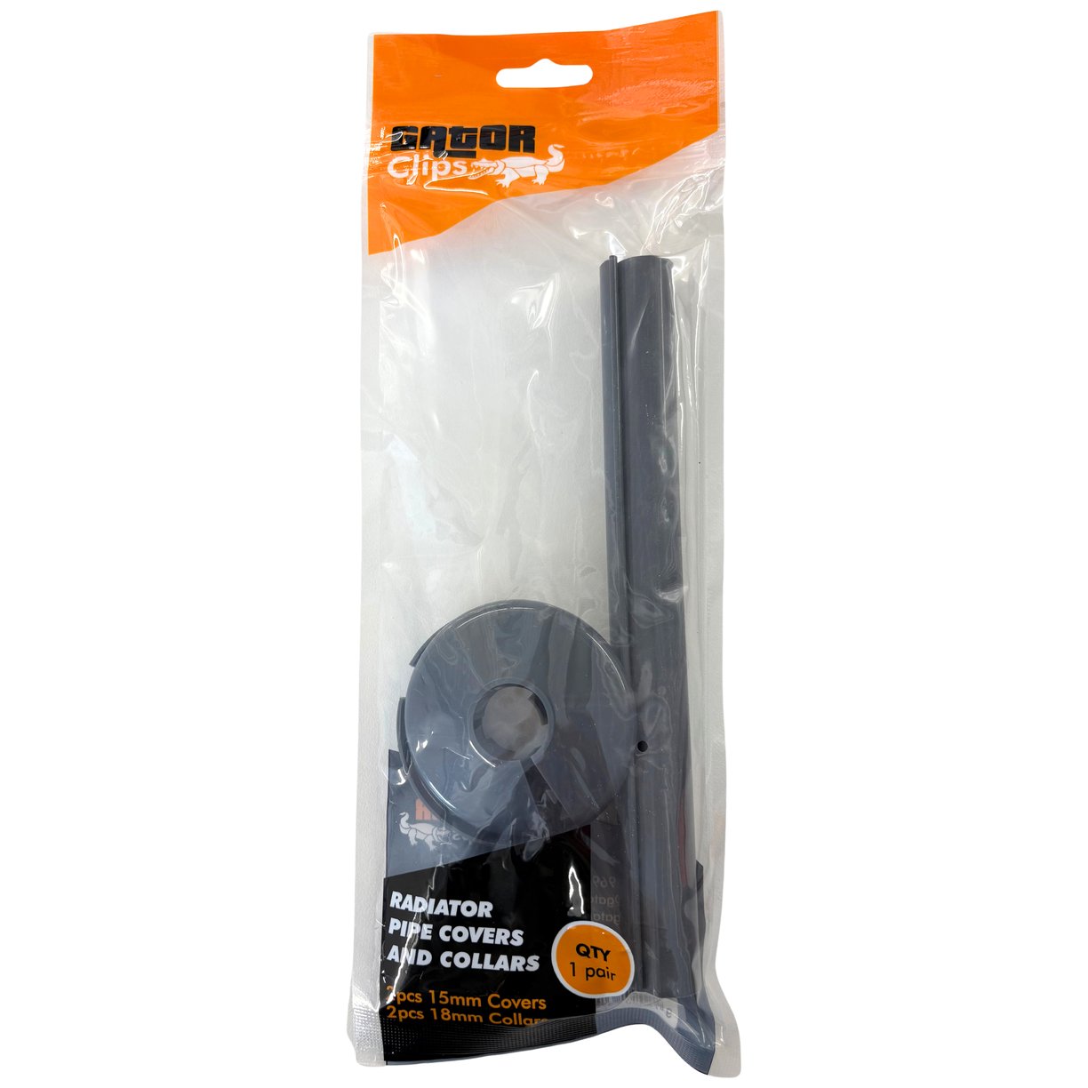 Anthracite Pipe Covers & Collars (Pair)