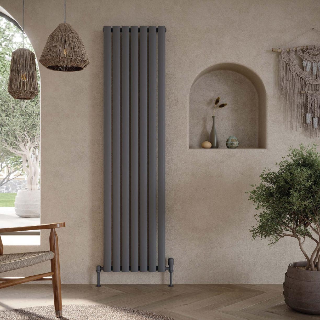 Apex Towel Rail Holder Anthracite