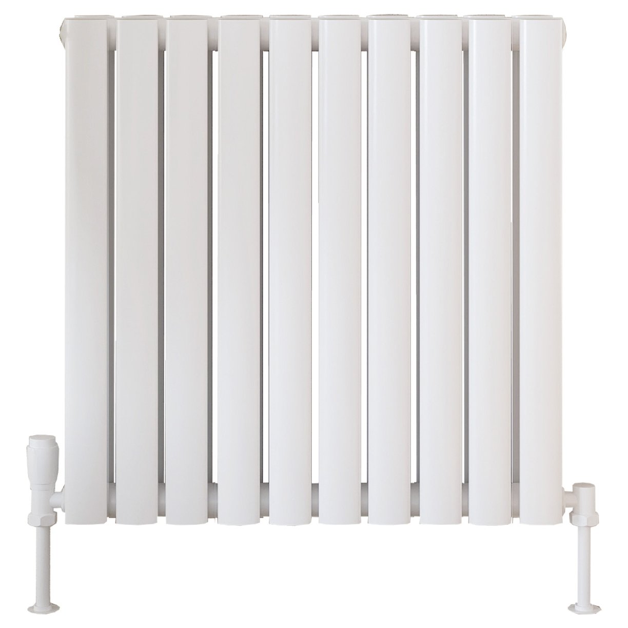 Apex Designer Radiator Double 600mm x 590mm White