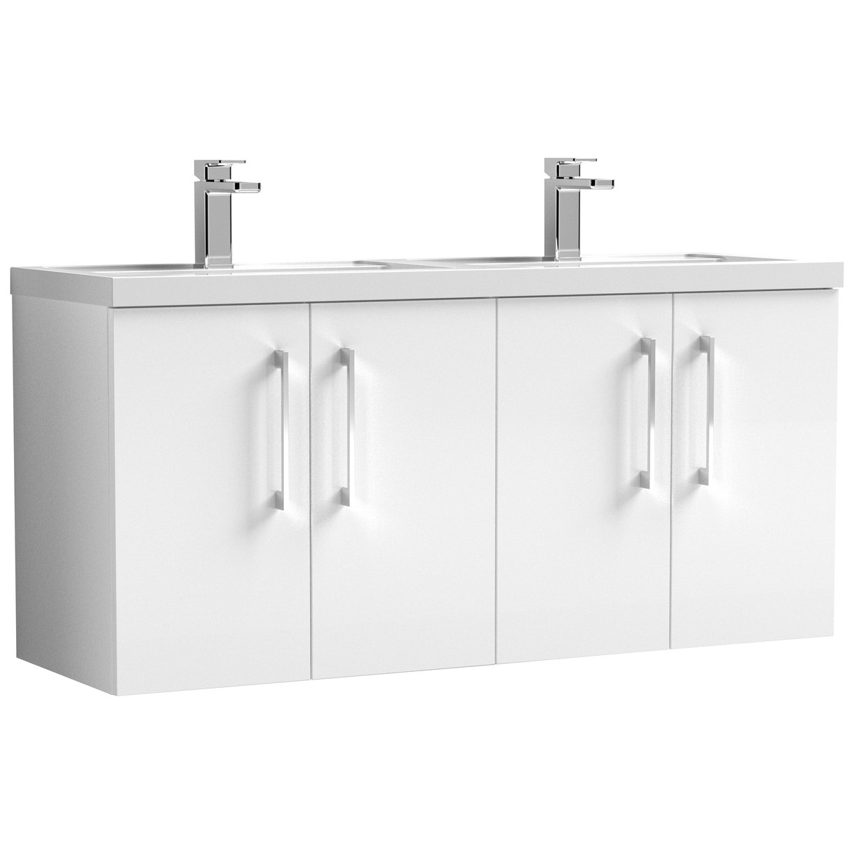 1200 WH 4-Door Vanity & Double Basin