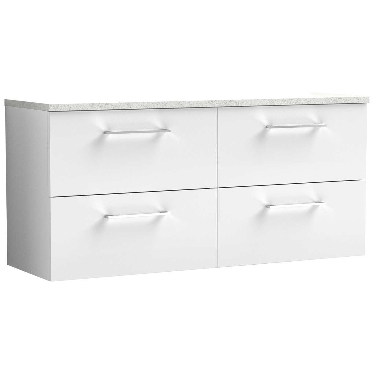 1200 Wh 4-Drawer Vanity & Laminate Top