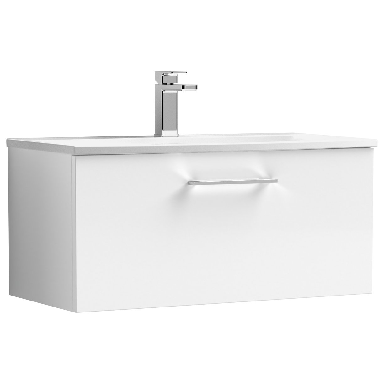 800 WH 1-Drawer Vanity & Basin 4