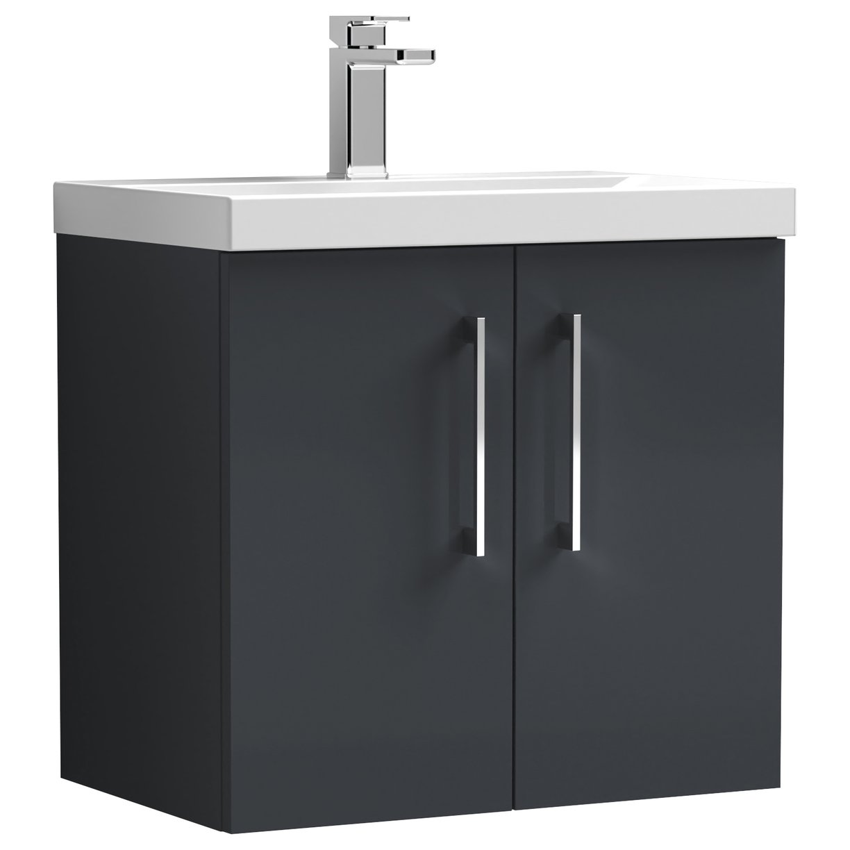 600 WH 2-Door Vanity & Basin 3