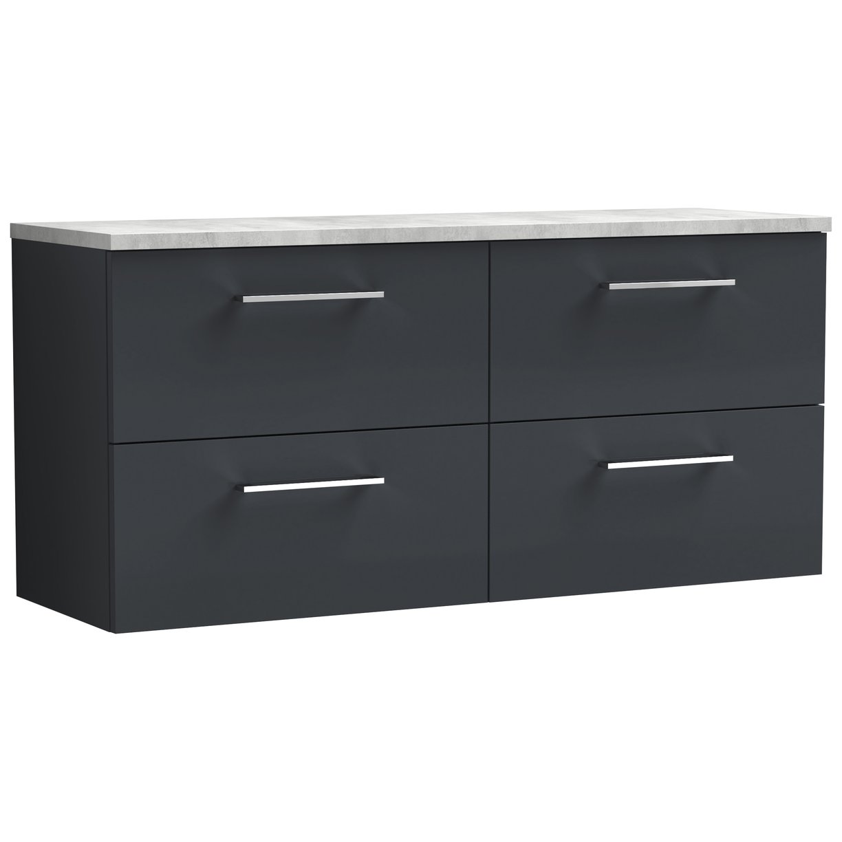 1200 Wh 4-Drawer Vanity & Laminate Top