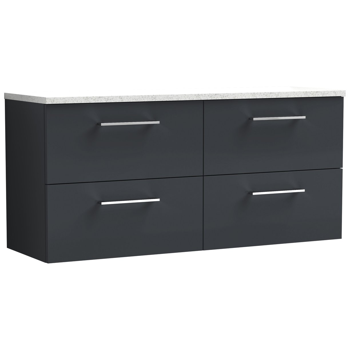 1200 Wh 4-Drawer Vanity & Laminate Top