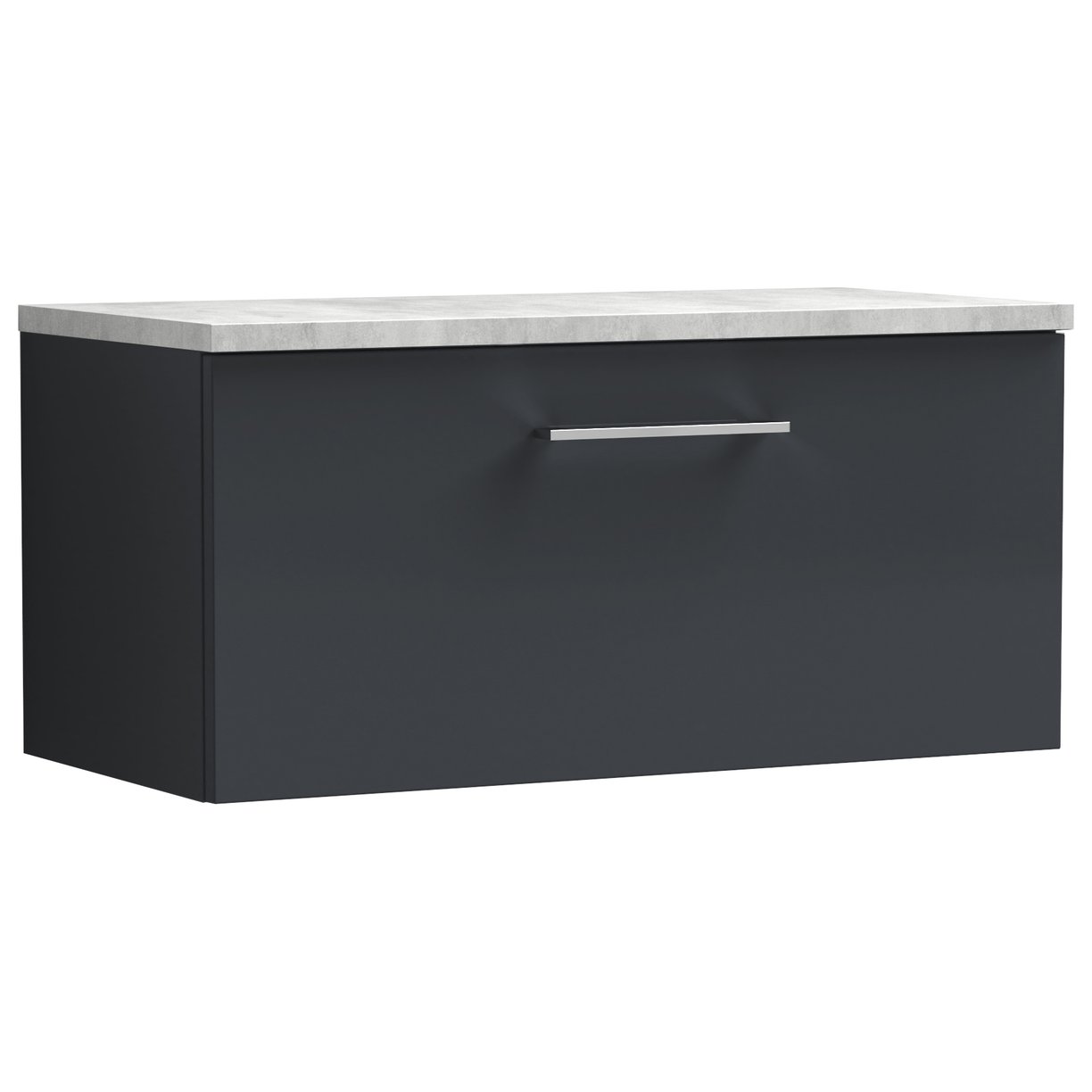 800 WH Single Drawer Vanity & Laminate Top