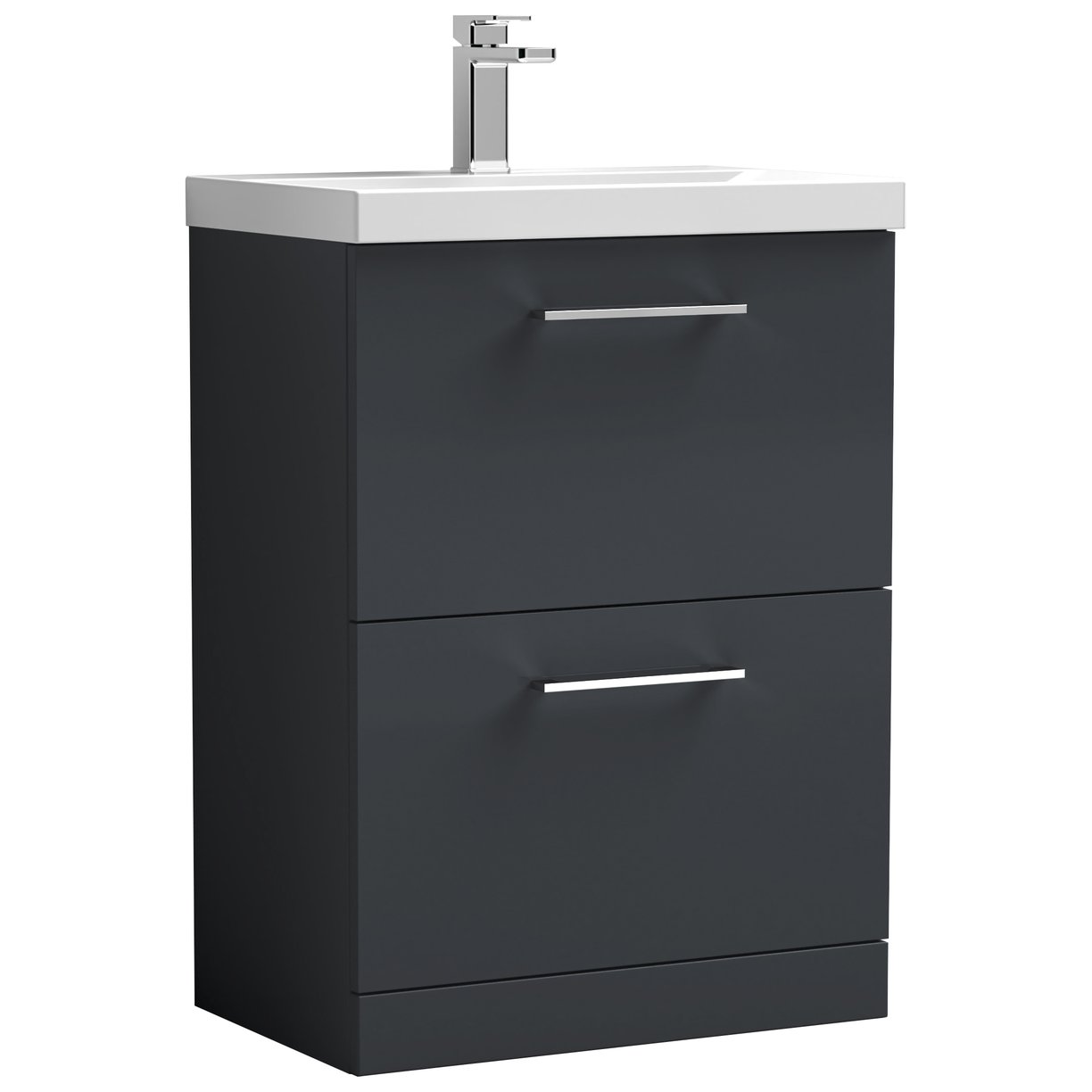 600 FS 2-Drawer Vanity & Basin 3