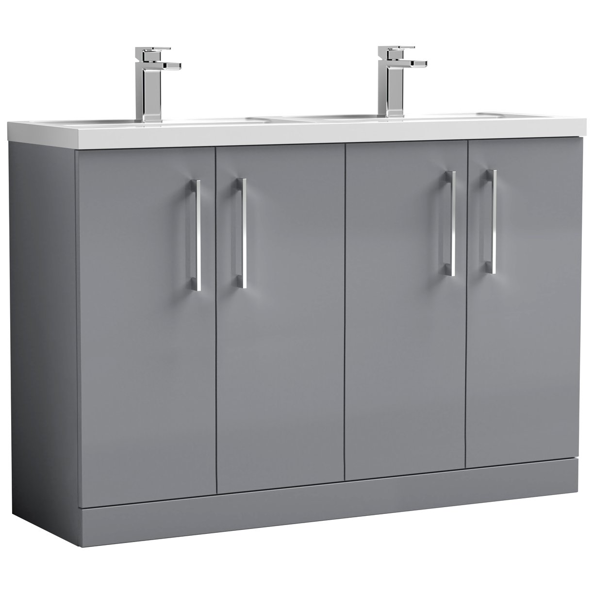 1200 FS 4-Door Vanity & Double Basin