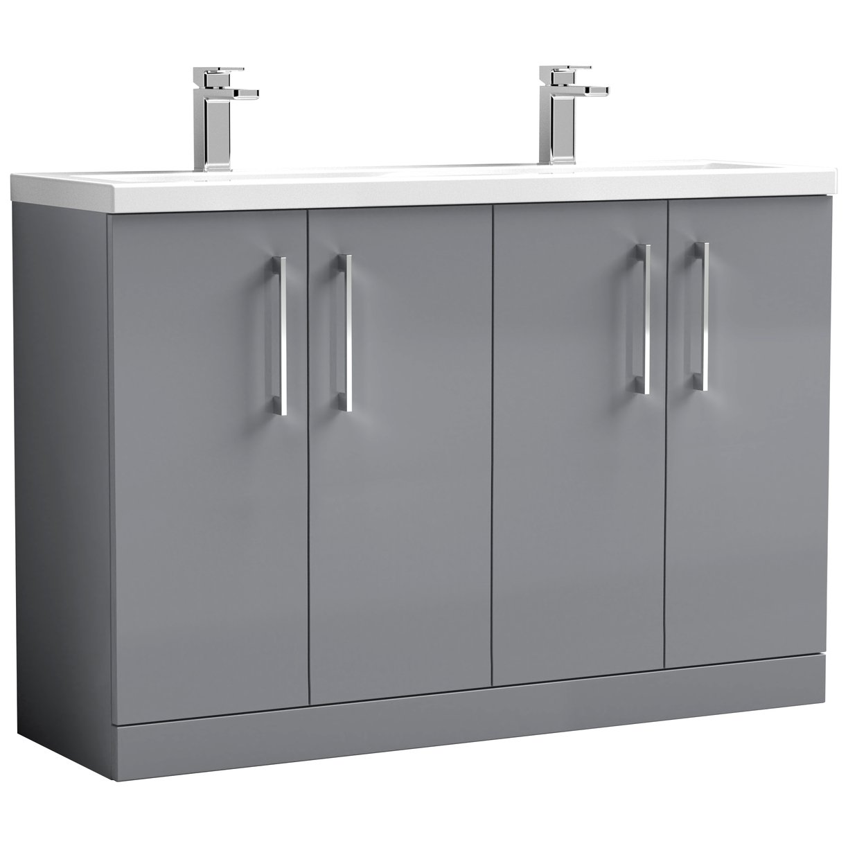 1200 FS 4-Door Vanity & Double Basin