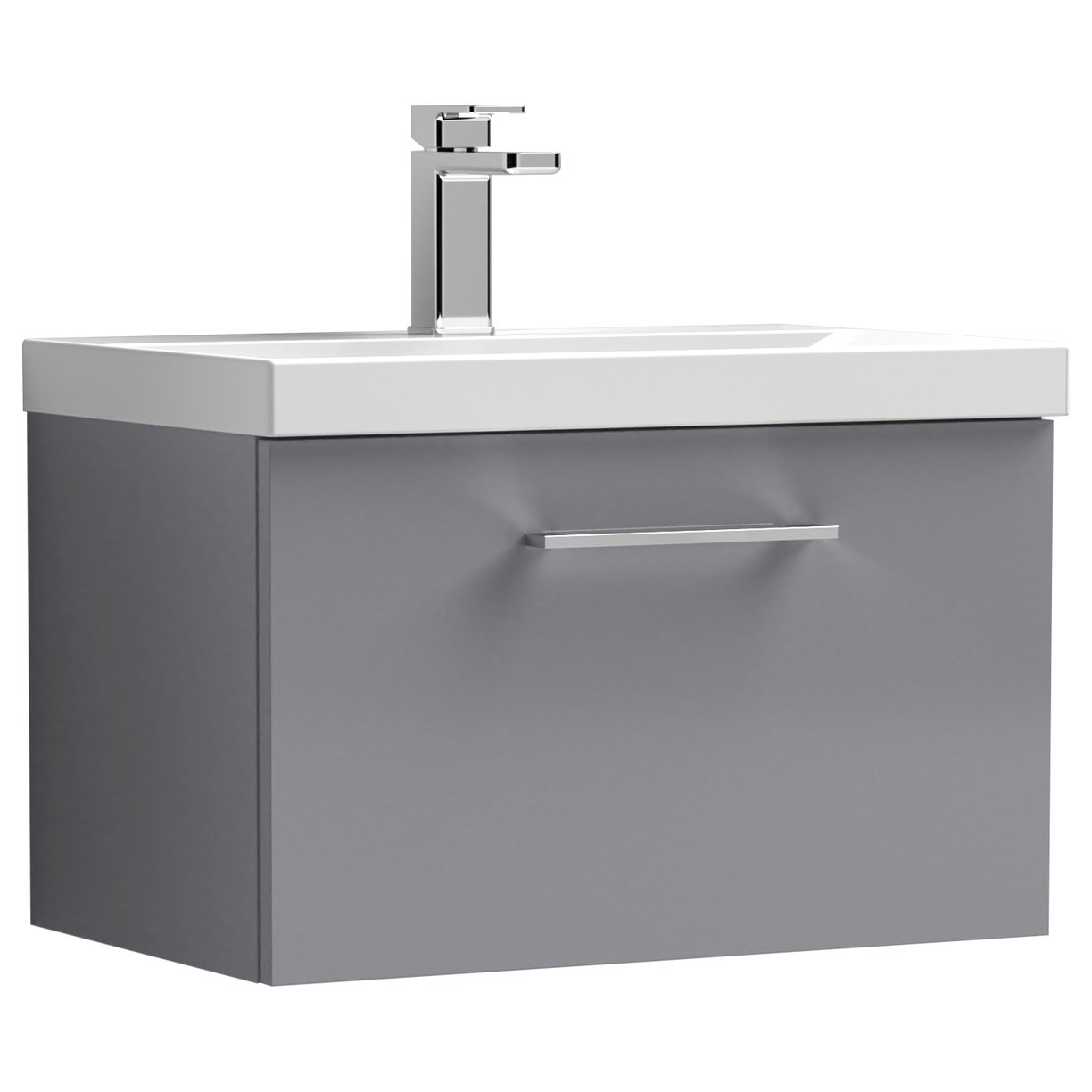 600 WH 1-Drawer Vanity & Basin 1