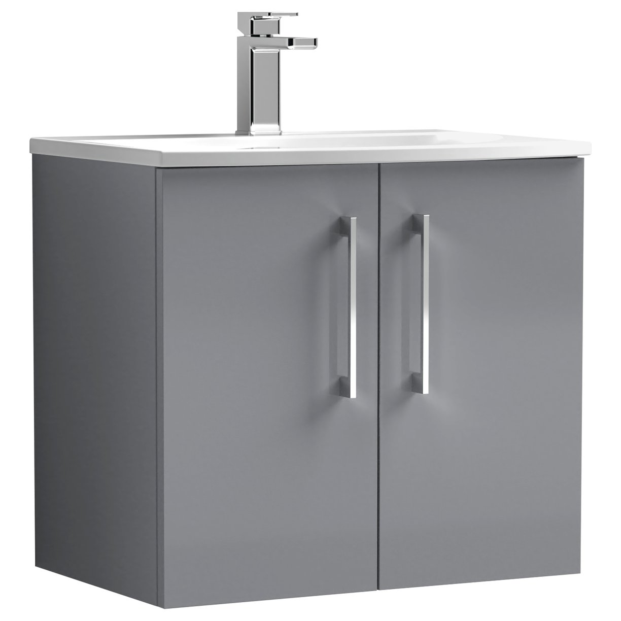 600 WH 2-Door Vanity & Basin 4