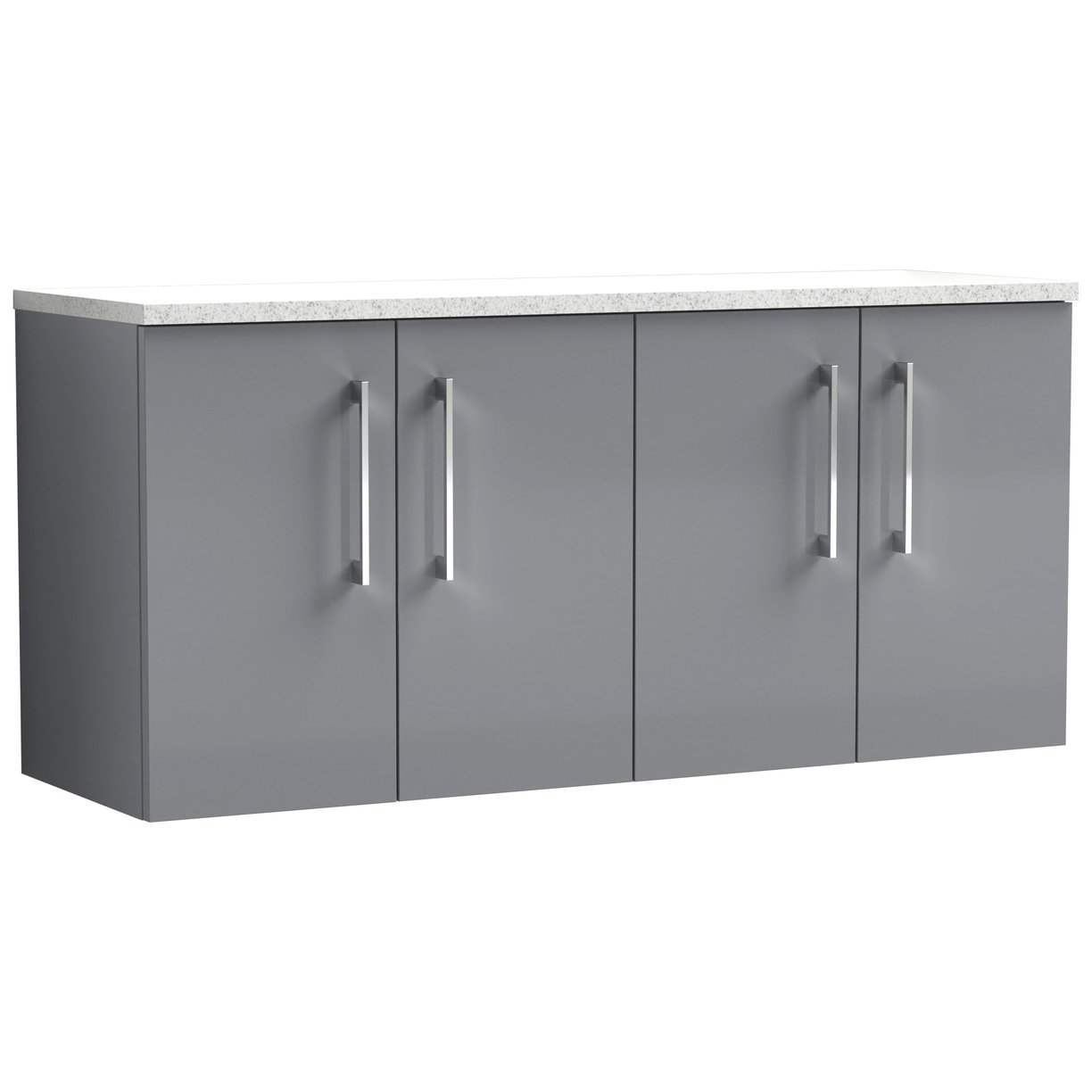 1200 Wh 4-Door Vanity & Laminate Top