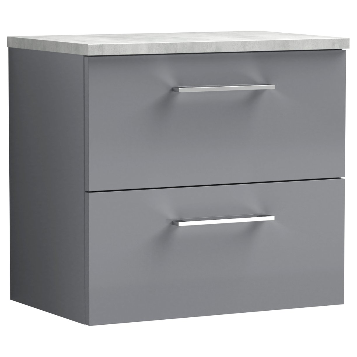 600 WH 2-Drawer Vanity & Laminate Top