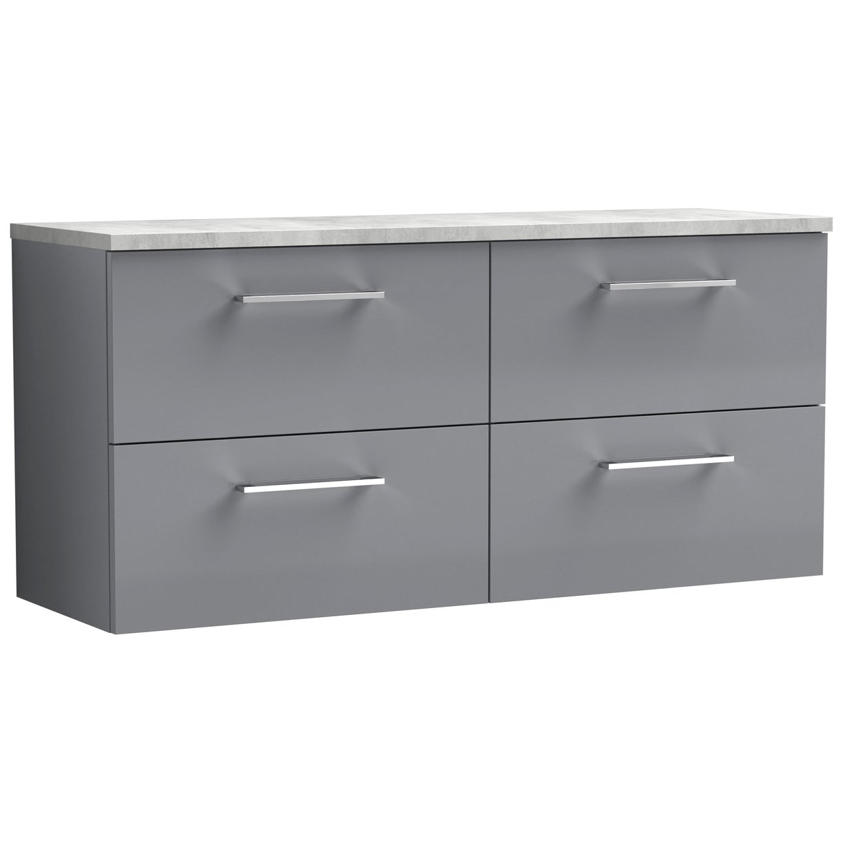 1200 Wh 4-Drawer Vanity & Laminate Top