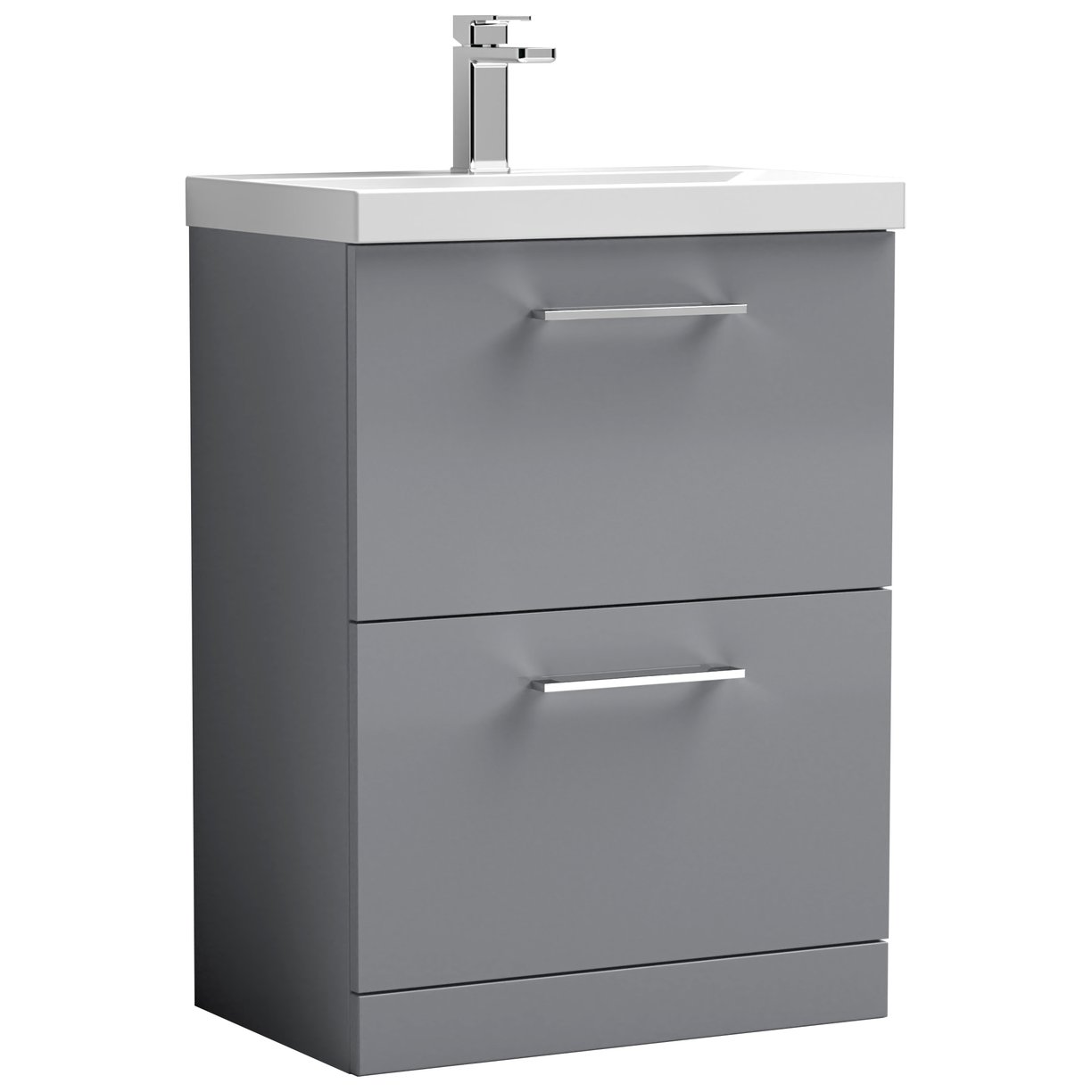 600 FS 2-Drawer Vanity & Basin 1