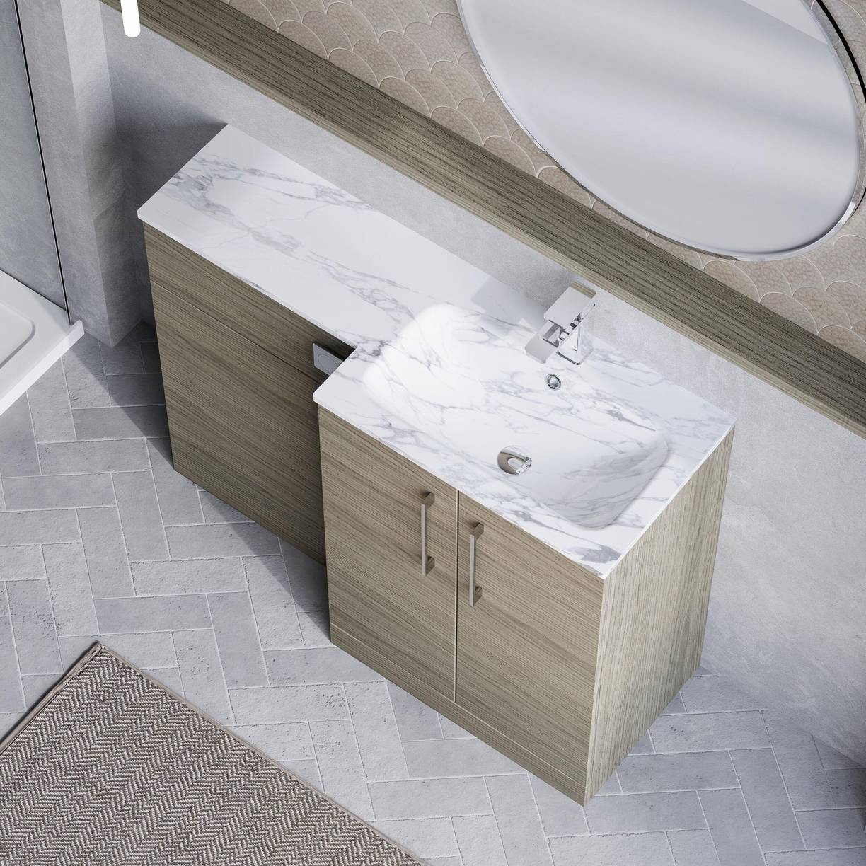 1100mm Right Hand Combination