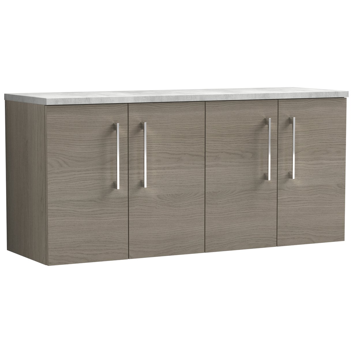 1200 Wh 4-Door Vanity & Laminate Top