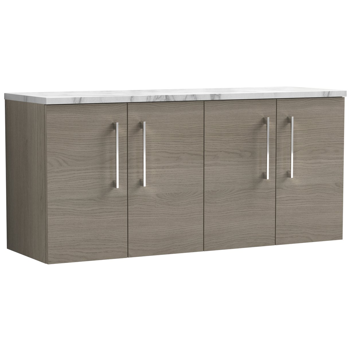 1200 Wh 4-Door Vanity & Laminate Top