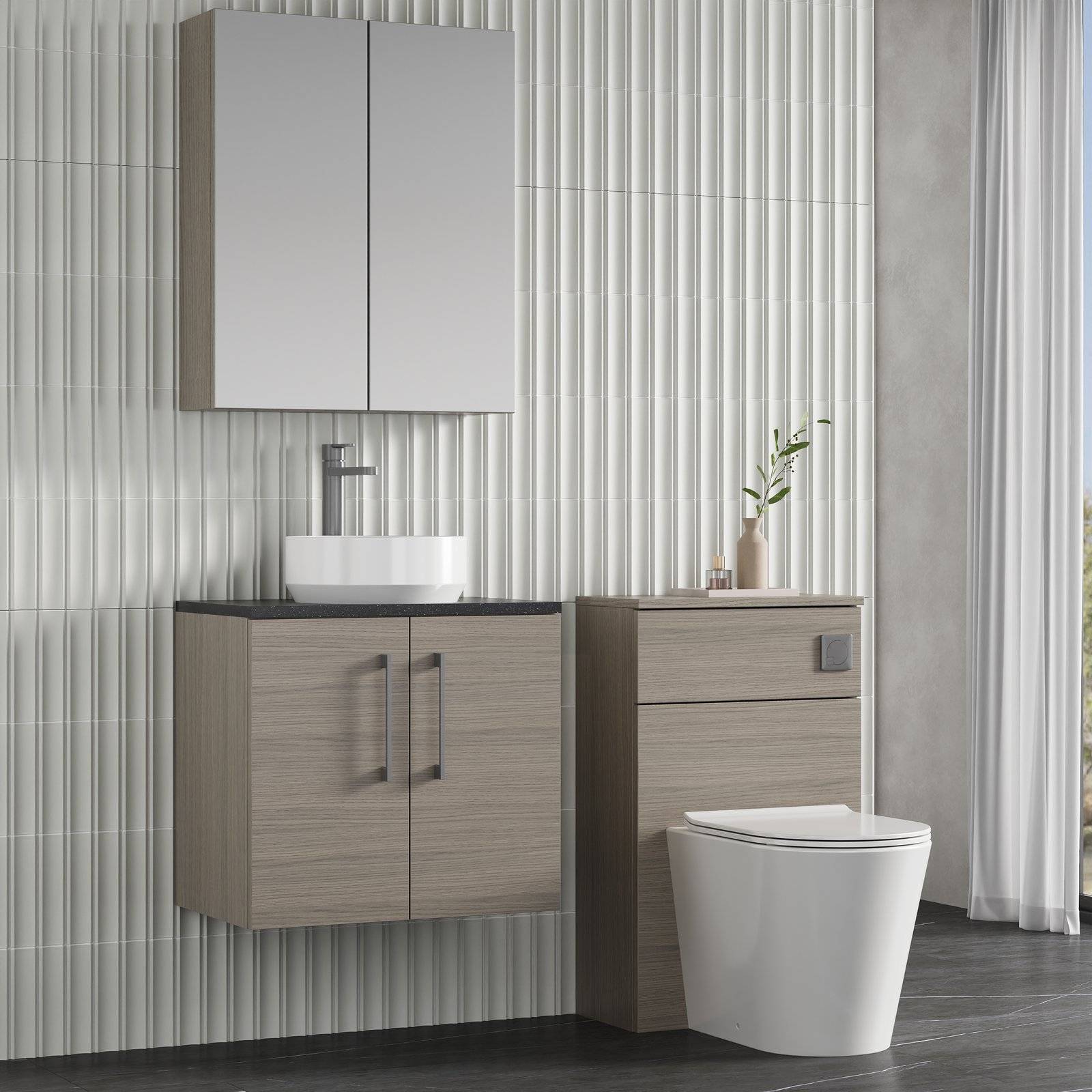 600 WH 2-Door Vanity & Laminate Top