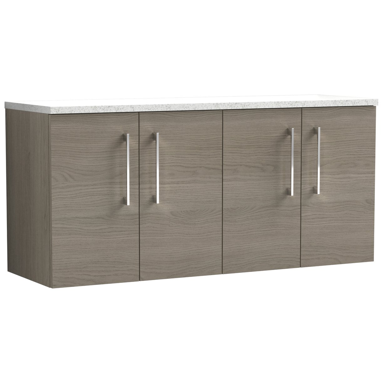 1200 Wh 4-Door Vanity & Laminate Top