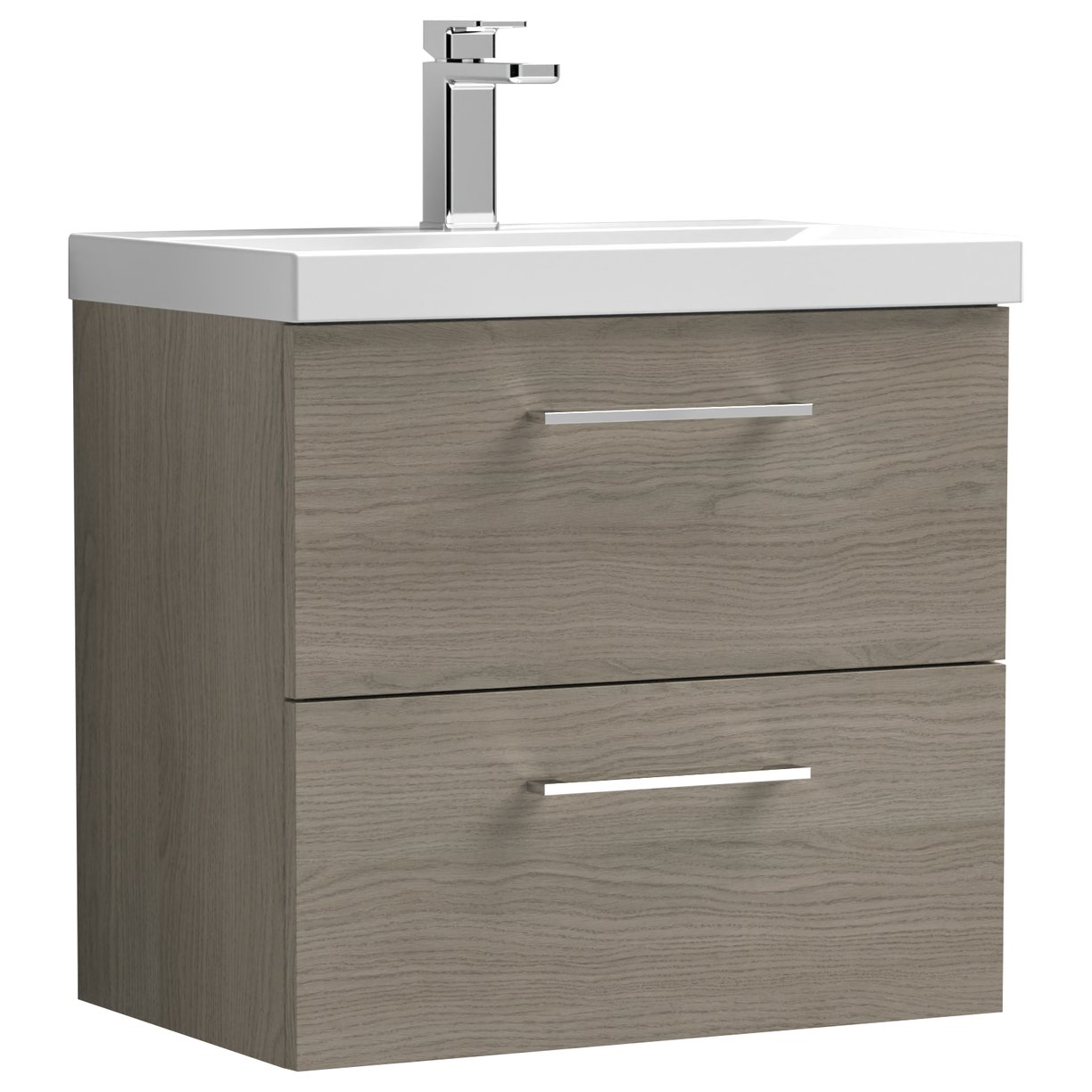 600 WH 2-Drawer Vanity & Basin 1