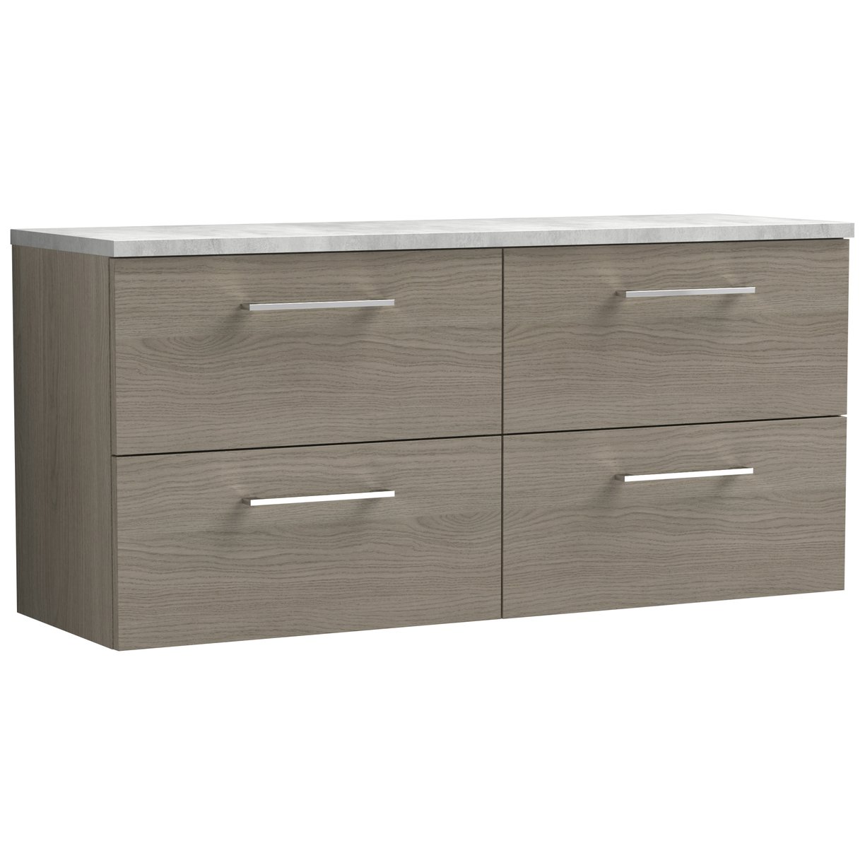 1200 Wh 4-Drawer Vanity & Laminate Top