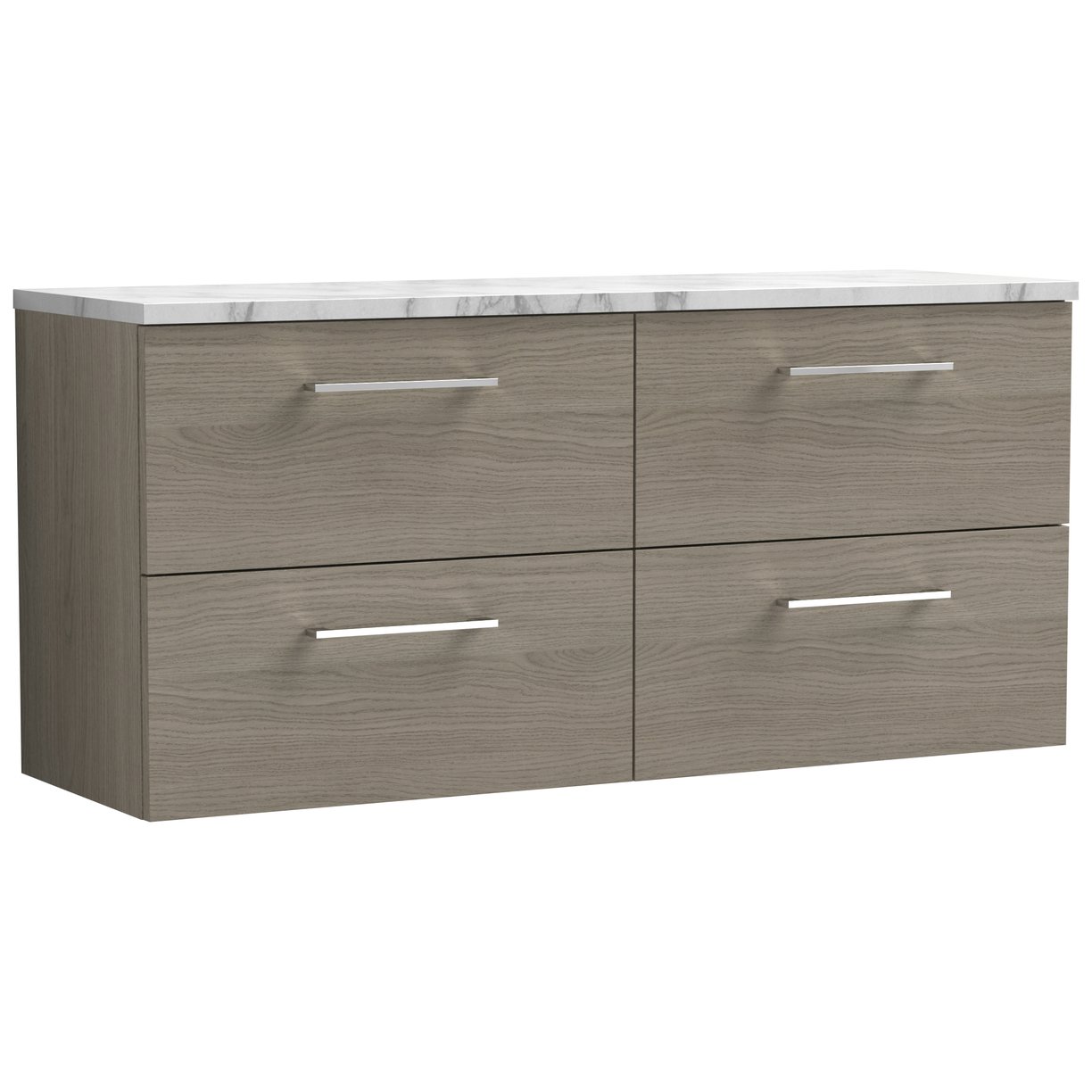 1200 Wh 4-Drawer Vanity & Laminate Top