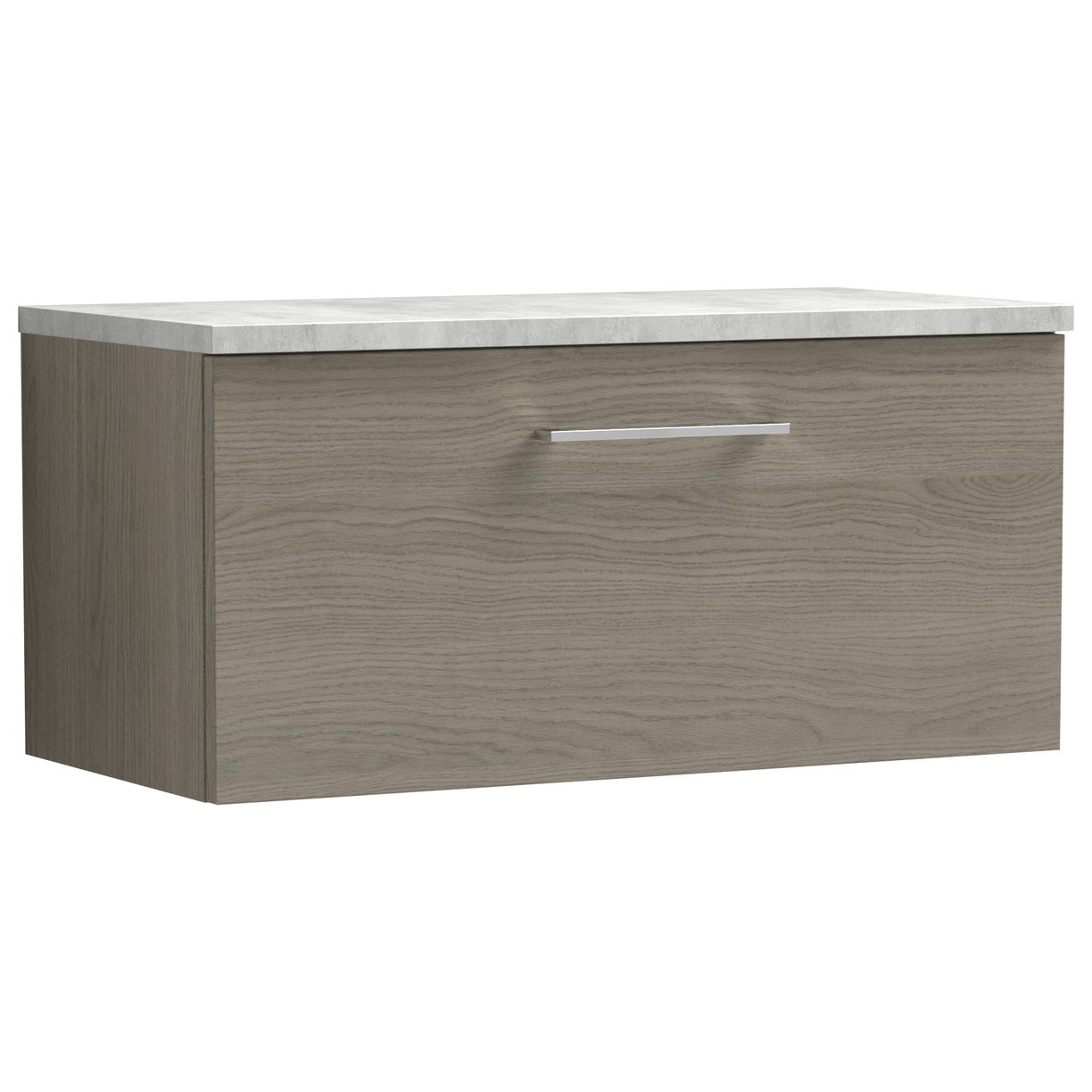 800 WH Single Drawer Vanity & Laminate Top
