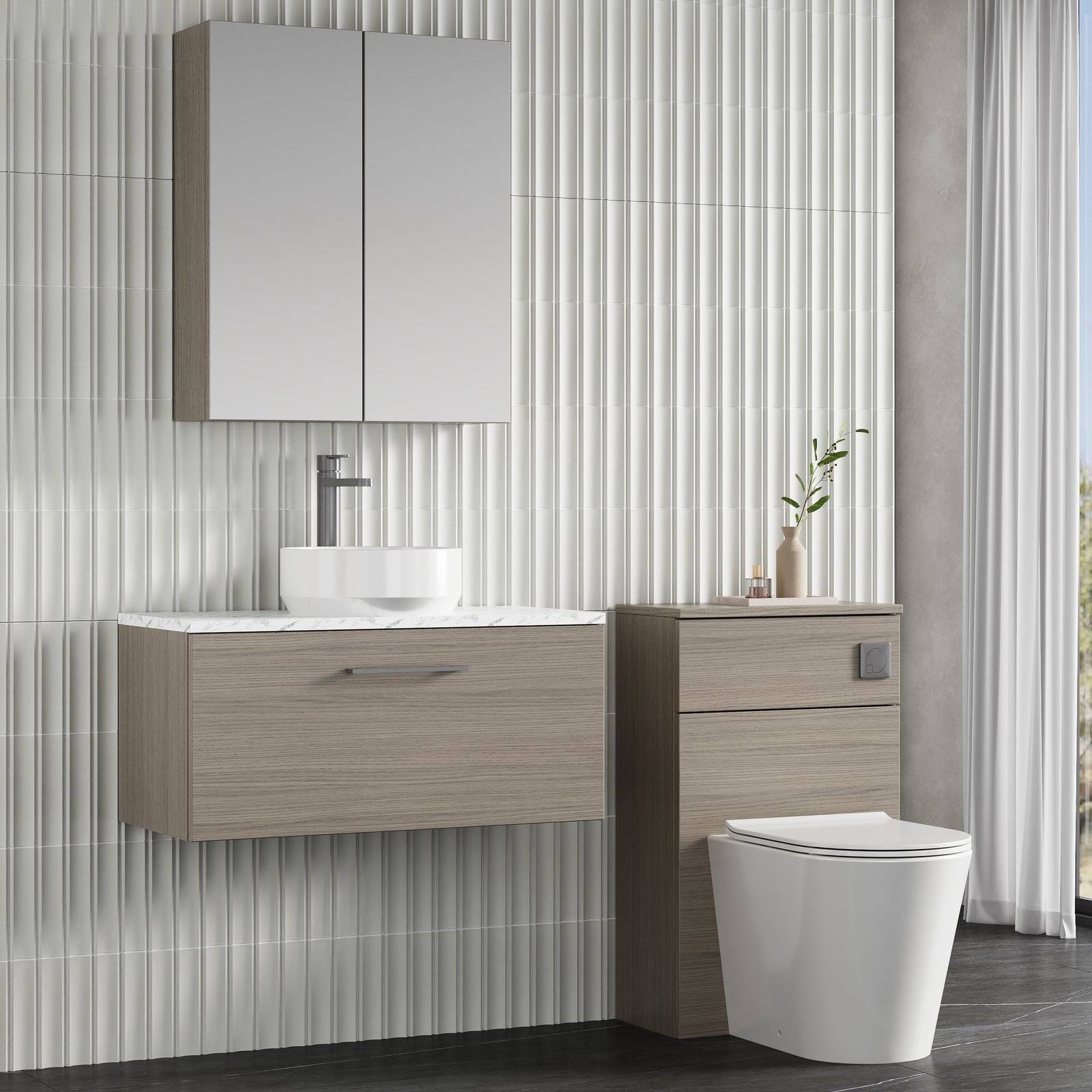 800 Wh 1-Drawer Vanity & Laminate Top