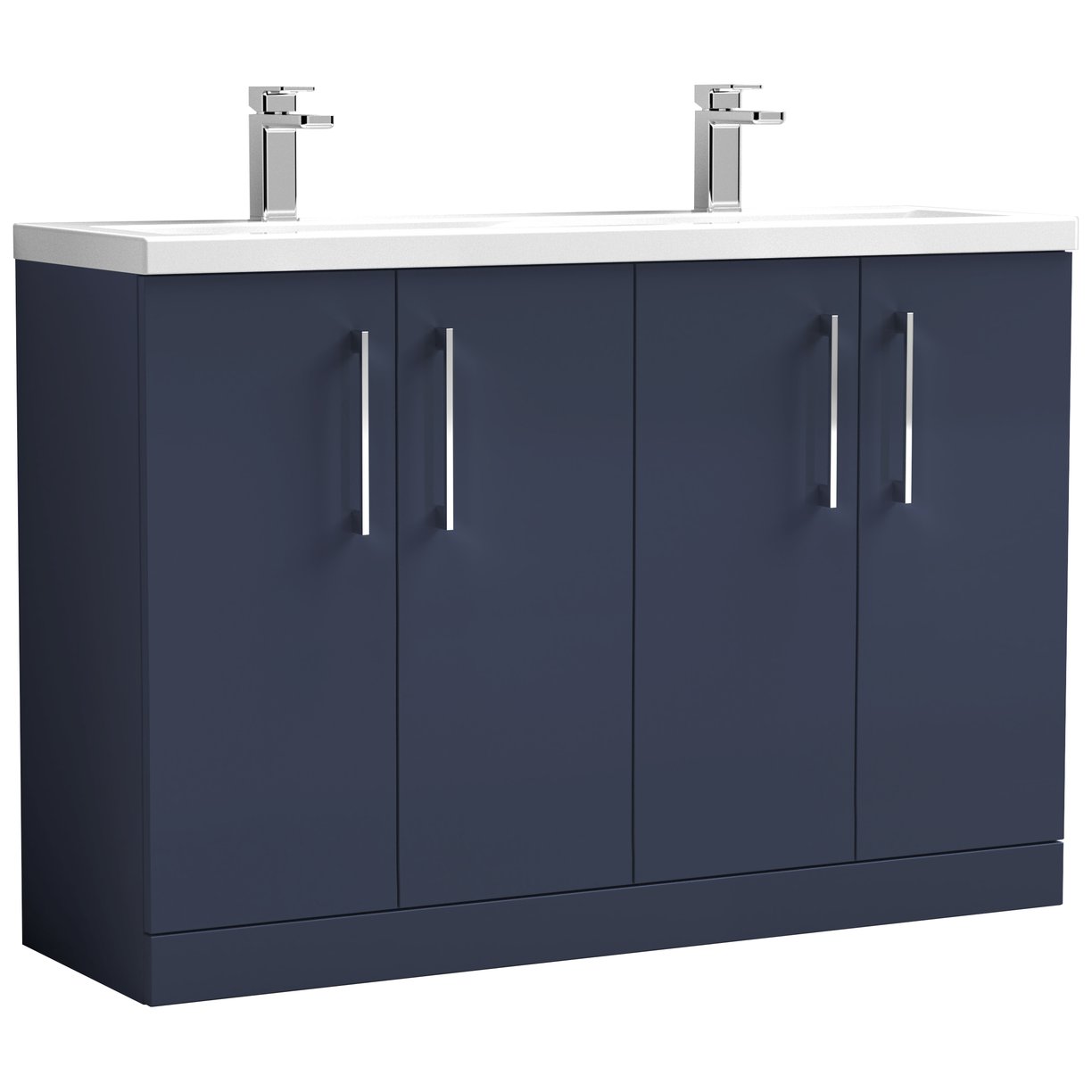 1200 Fs 4-Door Vanity & Double Basin