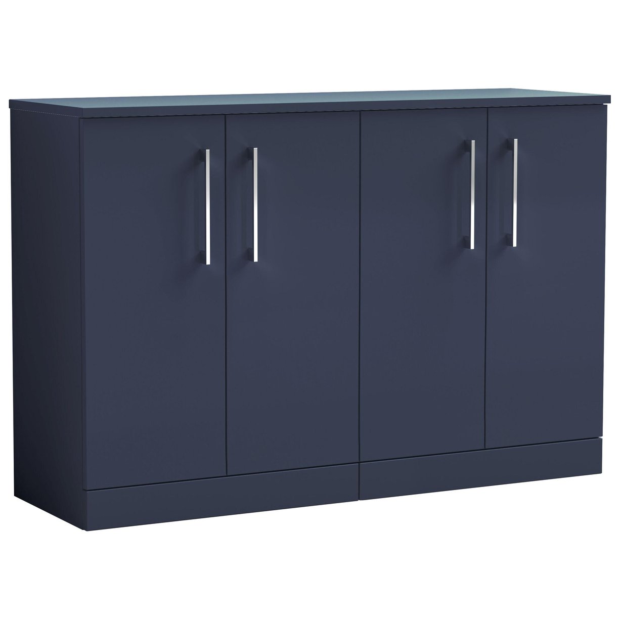 1200mm Fs 4-Door Vanity & Worktop - Indigo Blue