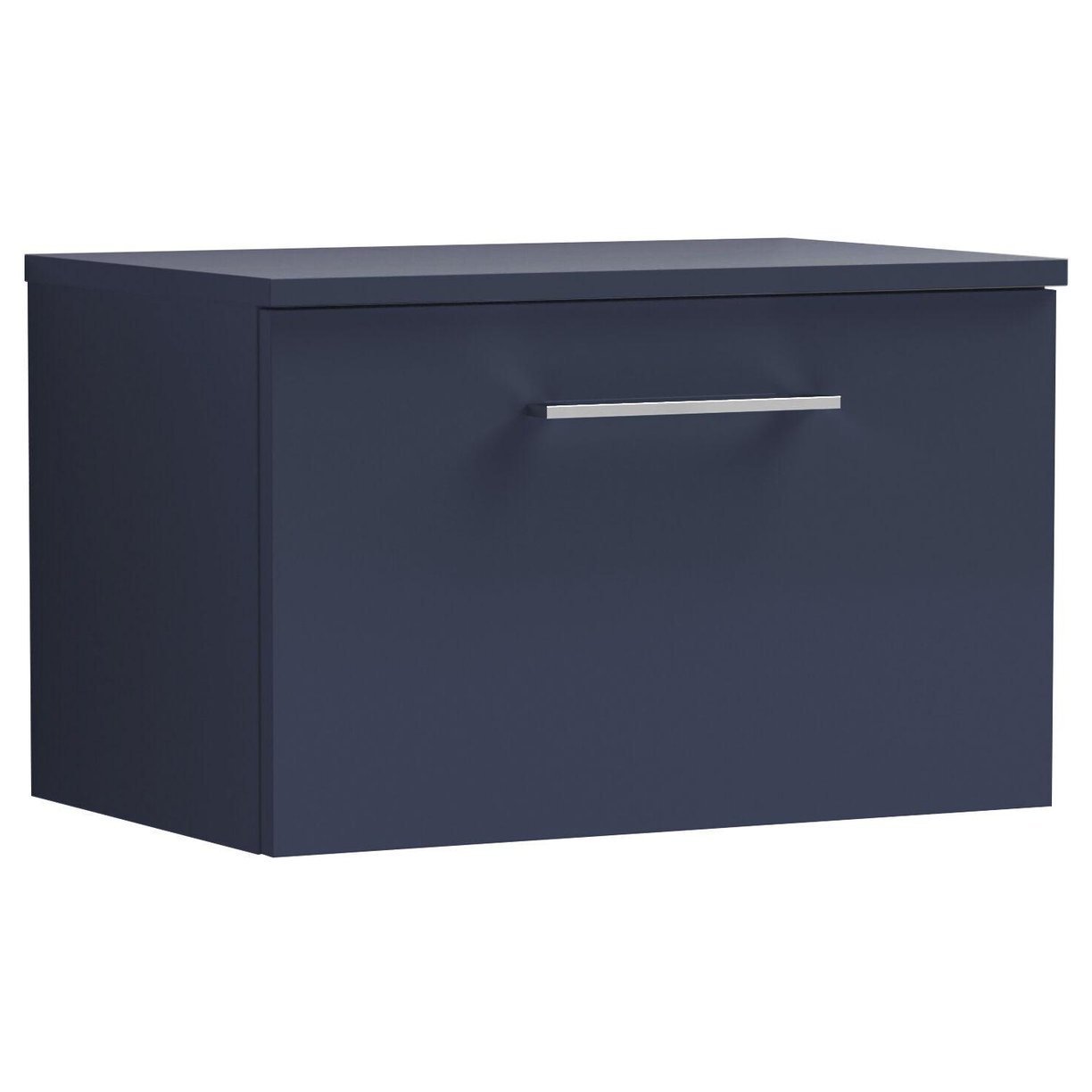 600mm Wh 1-Drawer Vanity & Worktop - Indigo Blue