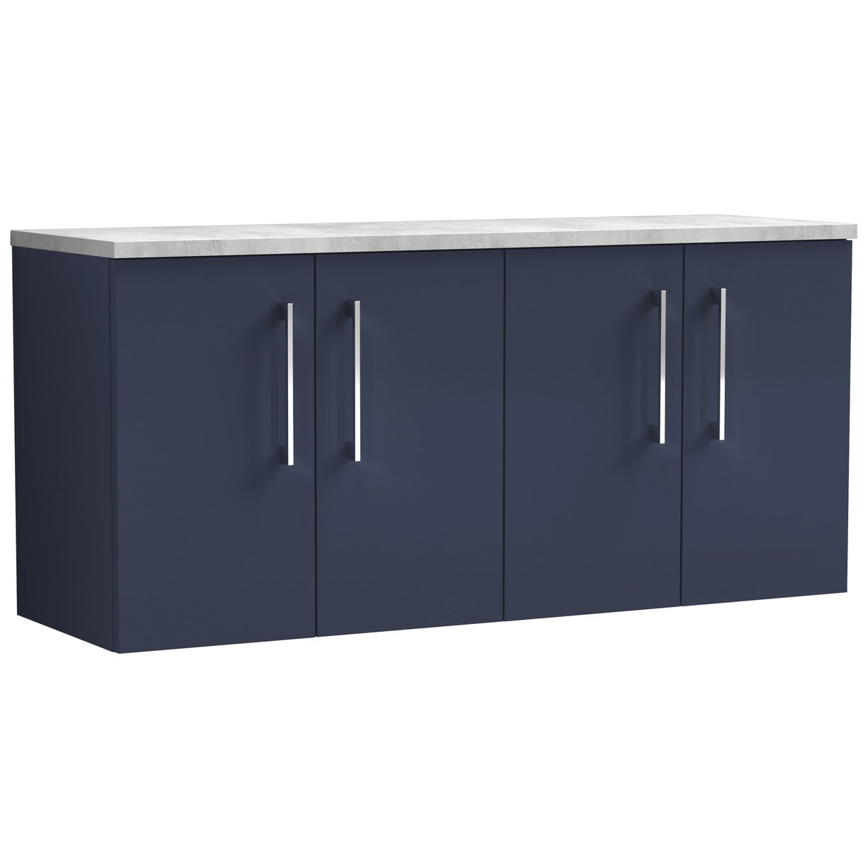 1200 Wh 4-Door Vanity & Laminate Top