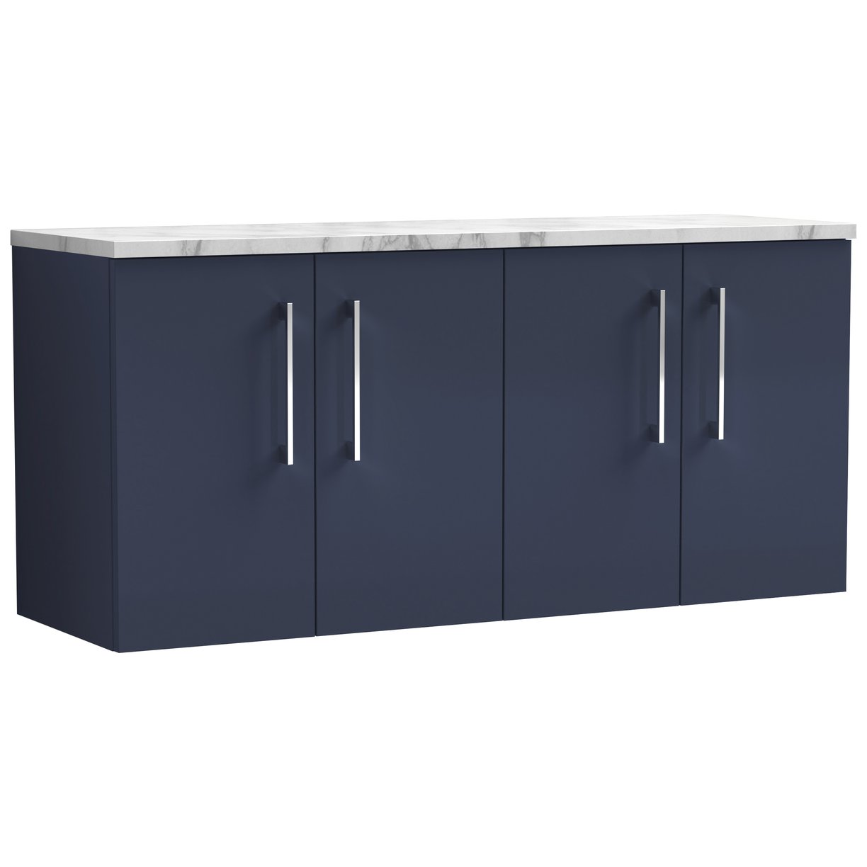 1200 Wh 4-Door Vanity & Laminate Top