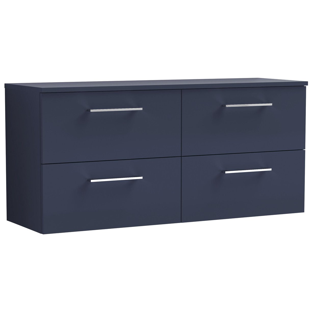 1200mm Wh 4-Drawer Vanity & Worktop - Indigo Blue