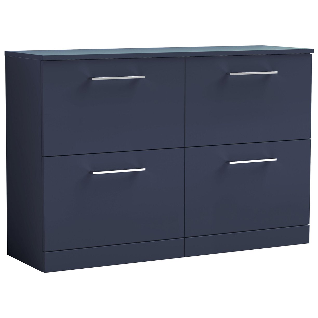 1200mm Fs 4-Drawer Vanity & Worktop - Indigo Blue