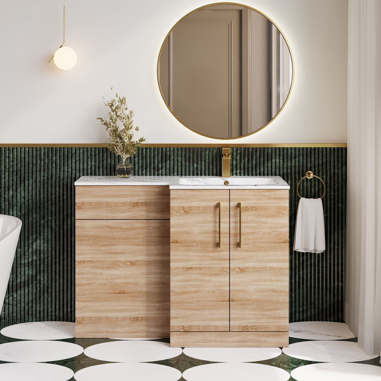 1100mm Right Hand Combination