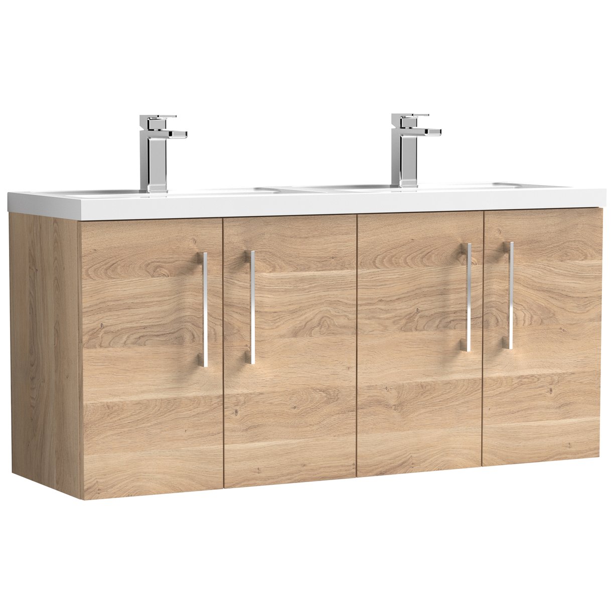 1200 WH 4-Door Vanity & Double Basin
