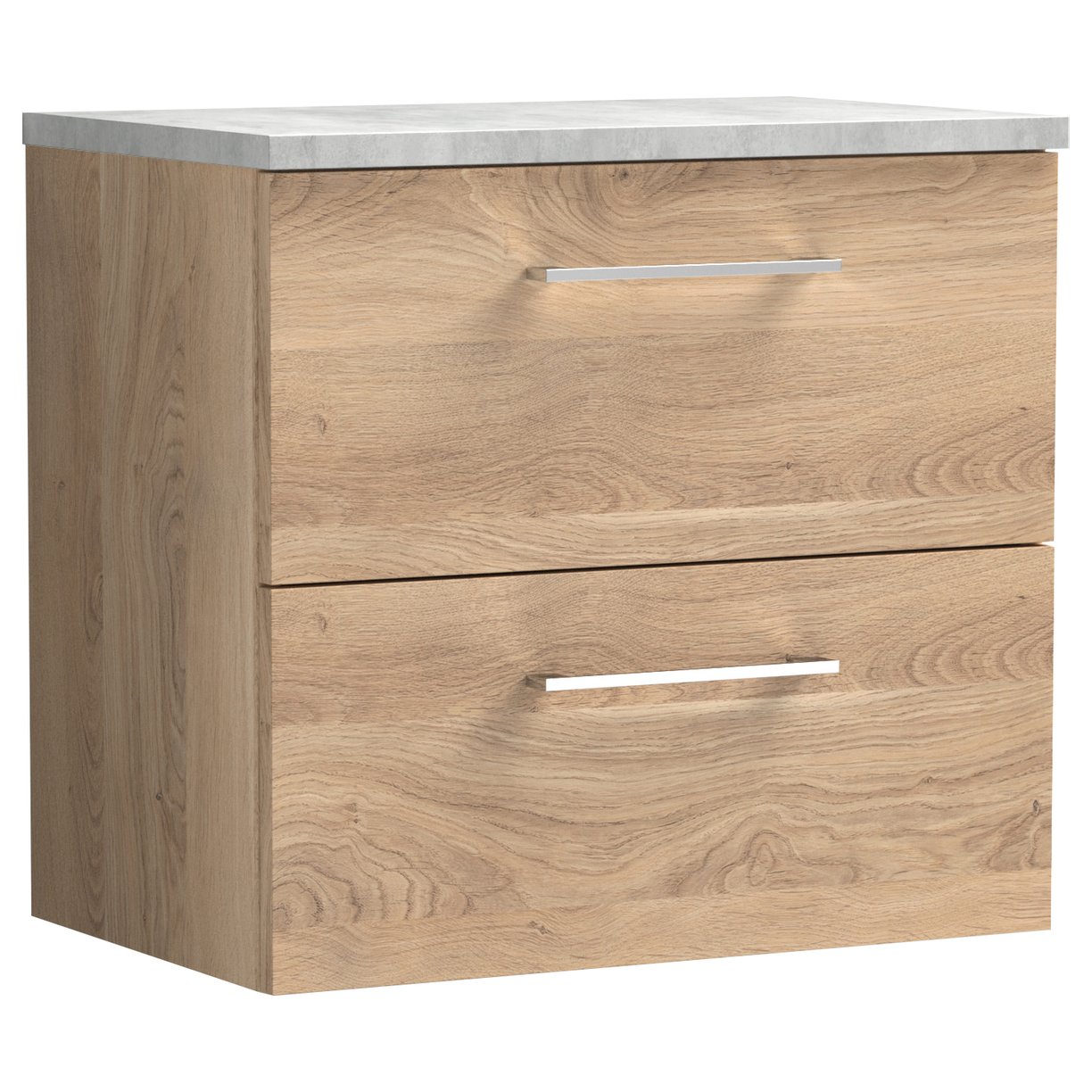 600 WH 2-Drawer Vanity & Laminate Top