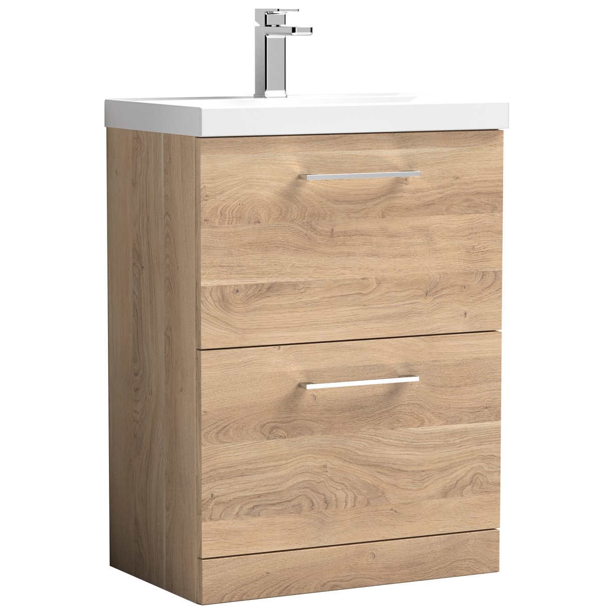 600 FS 2-Drawer Vanity & Basin 1