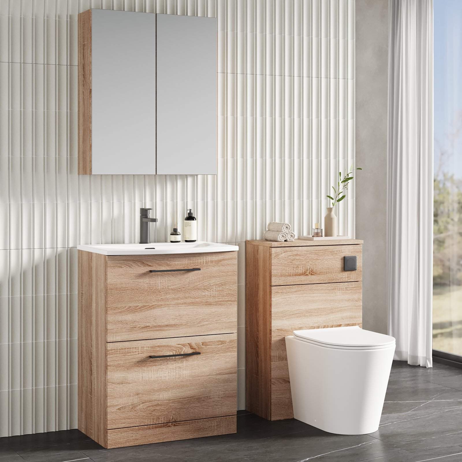 600 FS 2-Drawer Vanity & Basin 4