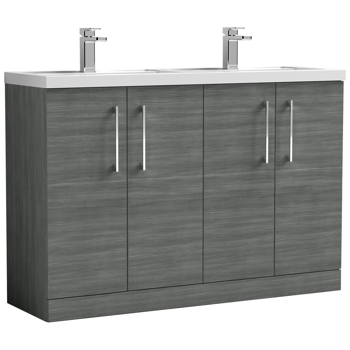 1200 FS 4-Door Vanity & Double Basin