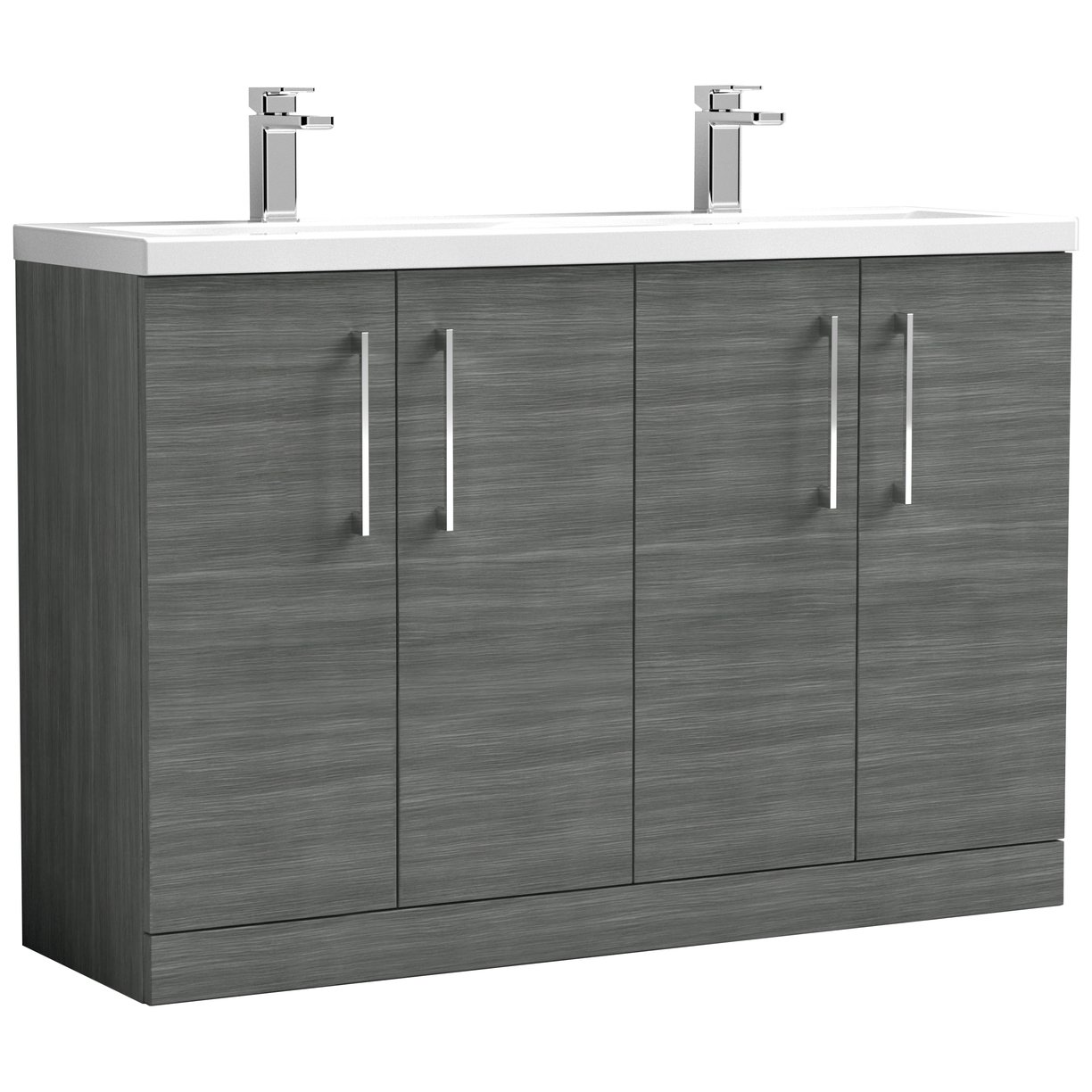 1200 FS 4-Door Vanity & Double Basin